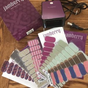 Jamberry mini heater and nail wraps
